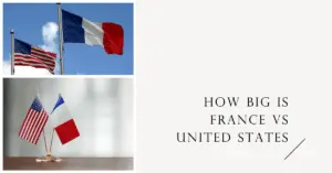 How big is France compared to the US?